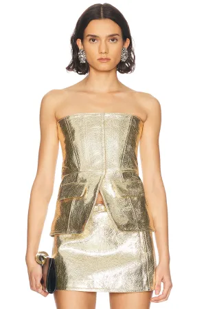 Annie Leather Top