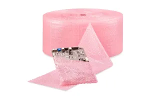 Anti-Static Bubble Wrap® Strong Bubble Roll - 3⁄16", 12" x 750', Non-Perforated