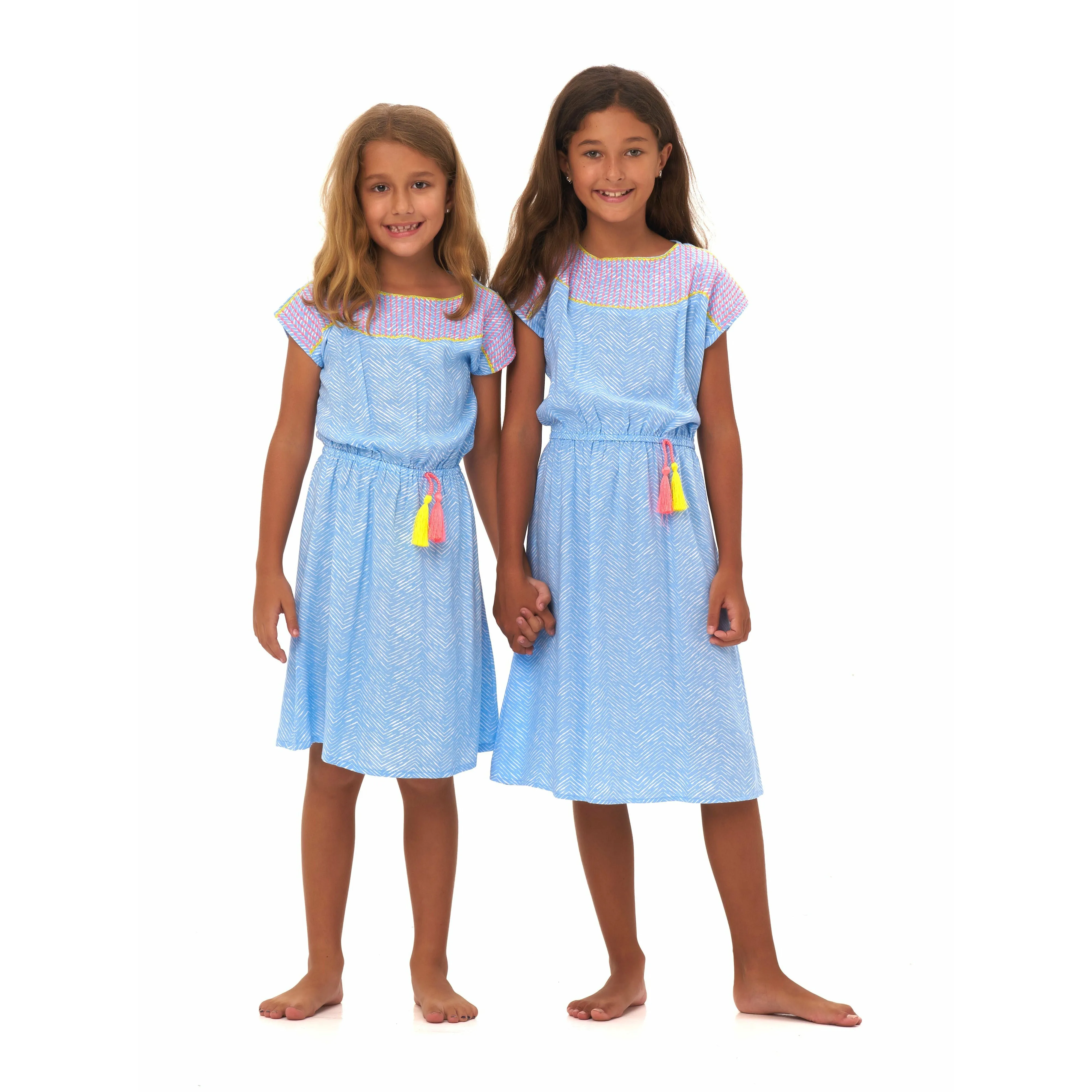 Clara Dress in Blue Sabine