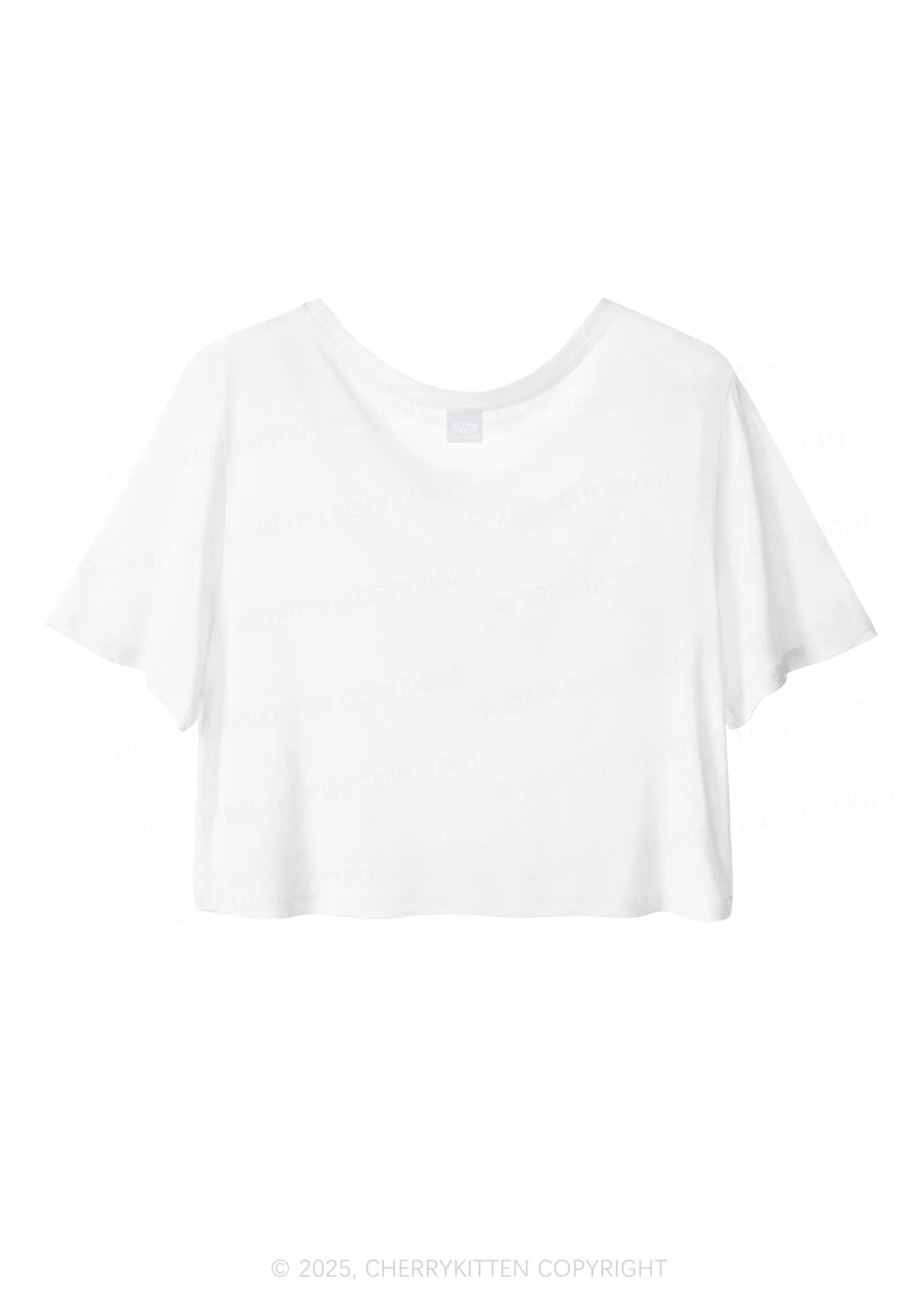 Cuntry Y2K Sheer Crop Tee Cherrykitten