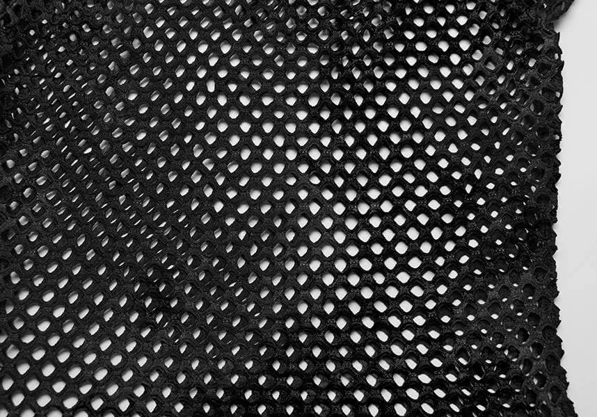 Dionisia Fishnet [Black] | COLD SHOULDER TOP