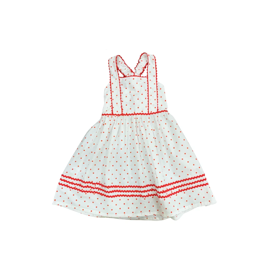 Frankston Dress in Red Polkadot