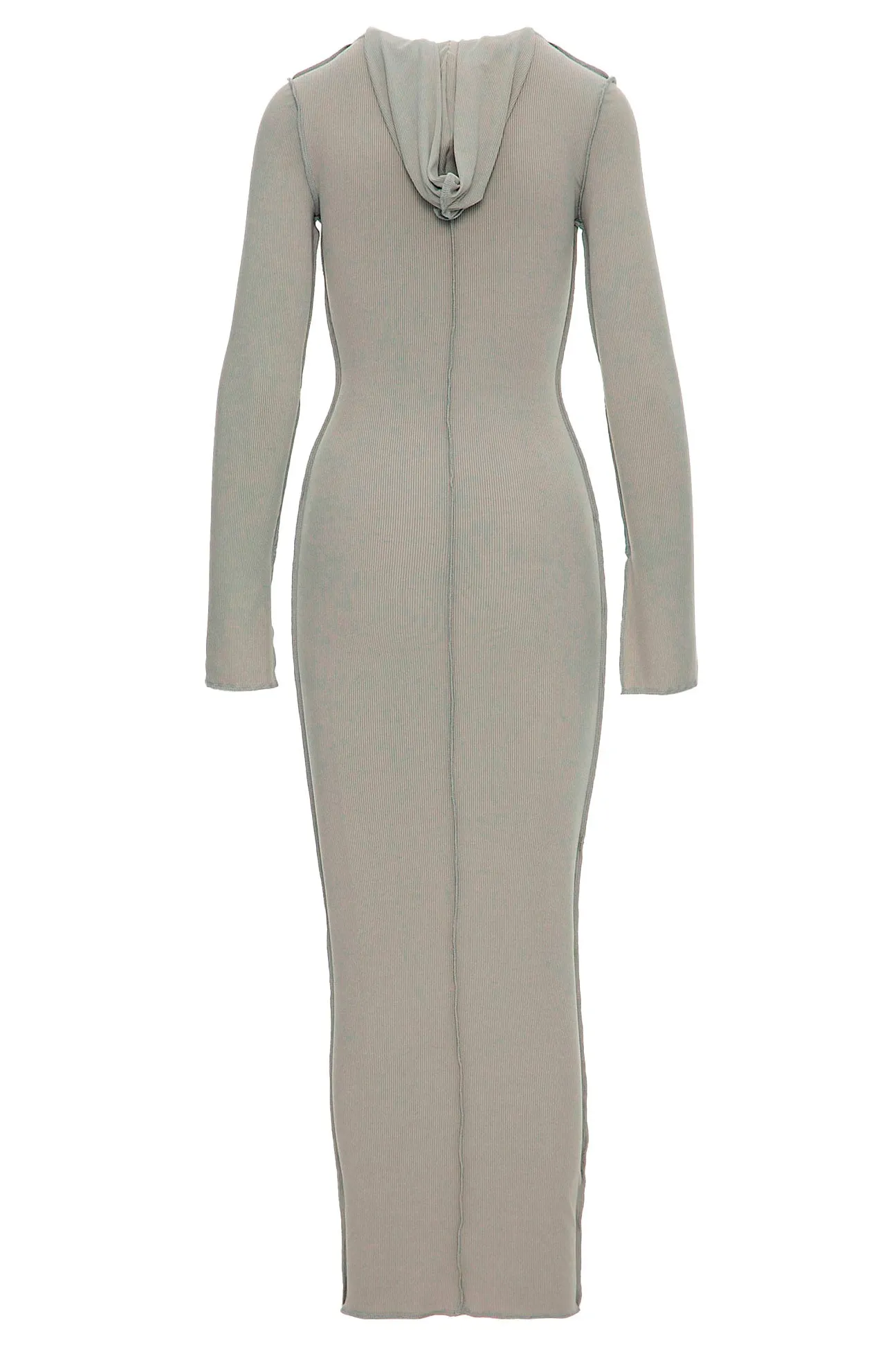HOODED MAXI DRESS