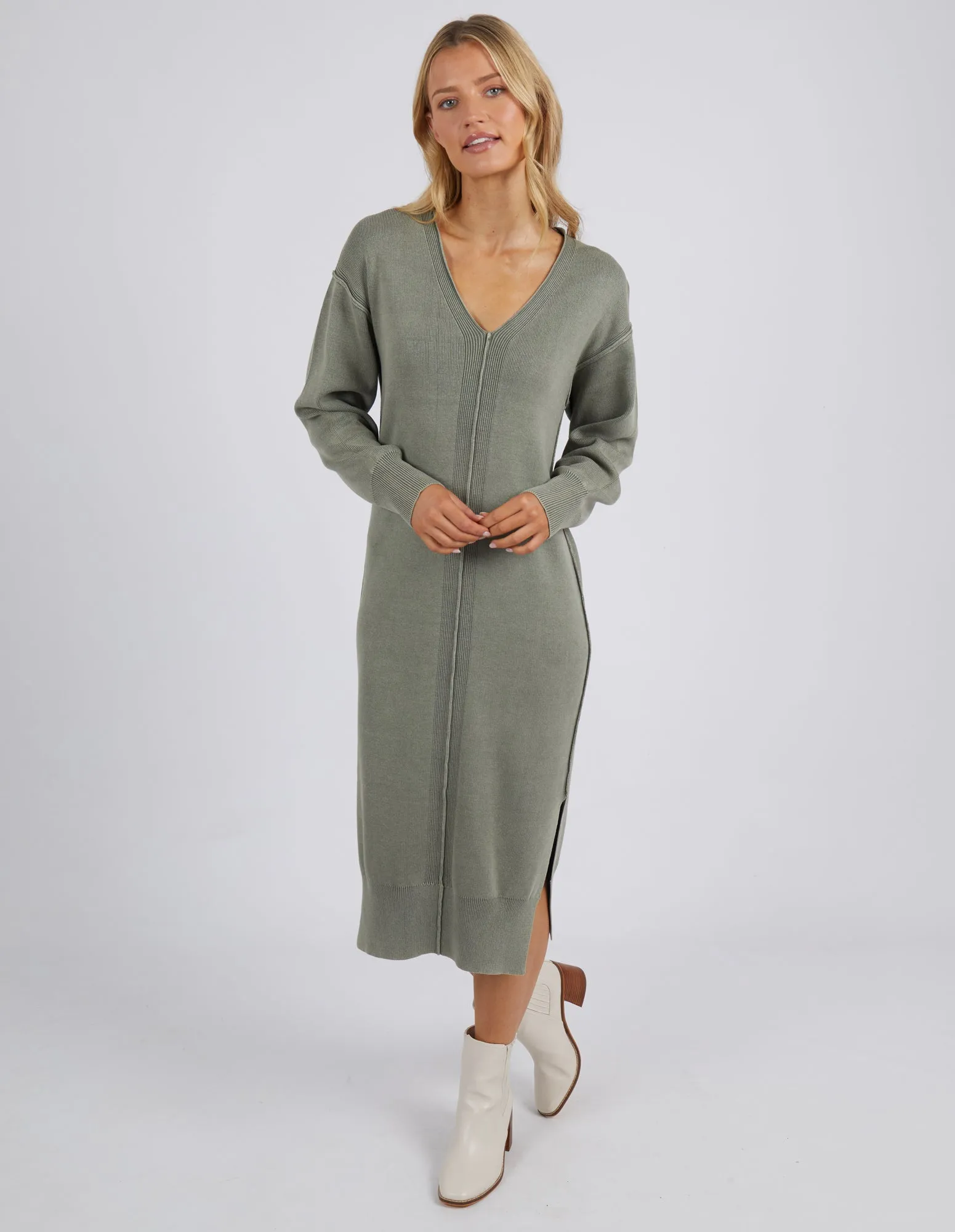 Juniper Dress - Sage Green