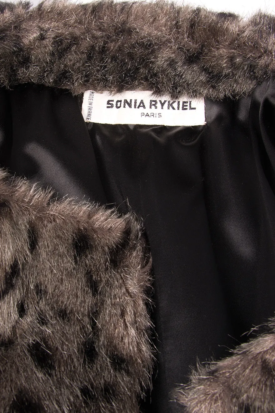 Leopard Faux Fur Coat