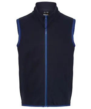 Navy/New Royal - Kids microfleece bodywarmer