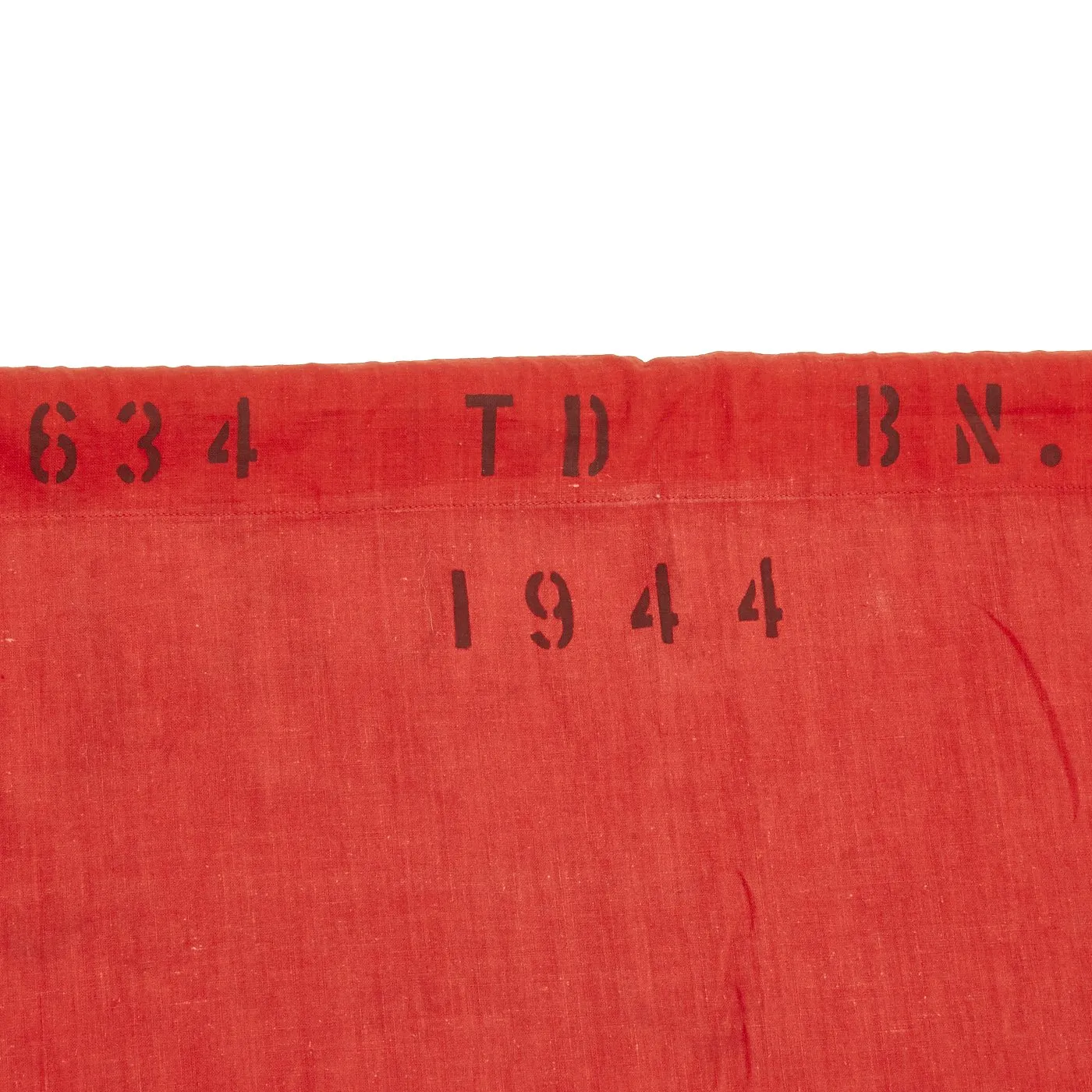 Original German WWII National Flag Banner Captured by Captain of 634th Tank Destroyer Battalion in 1944