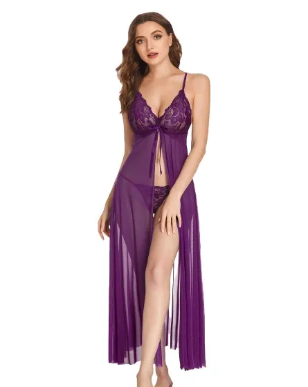 Scarlet Maxi Mesh Sleepwear