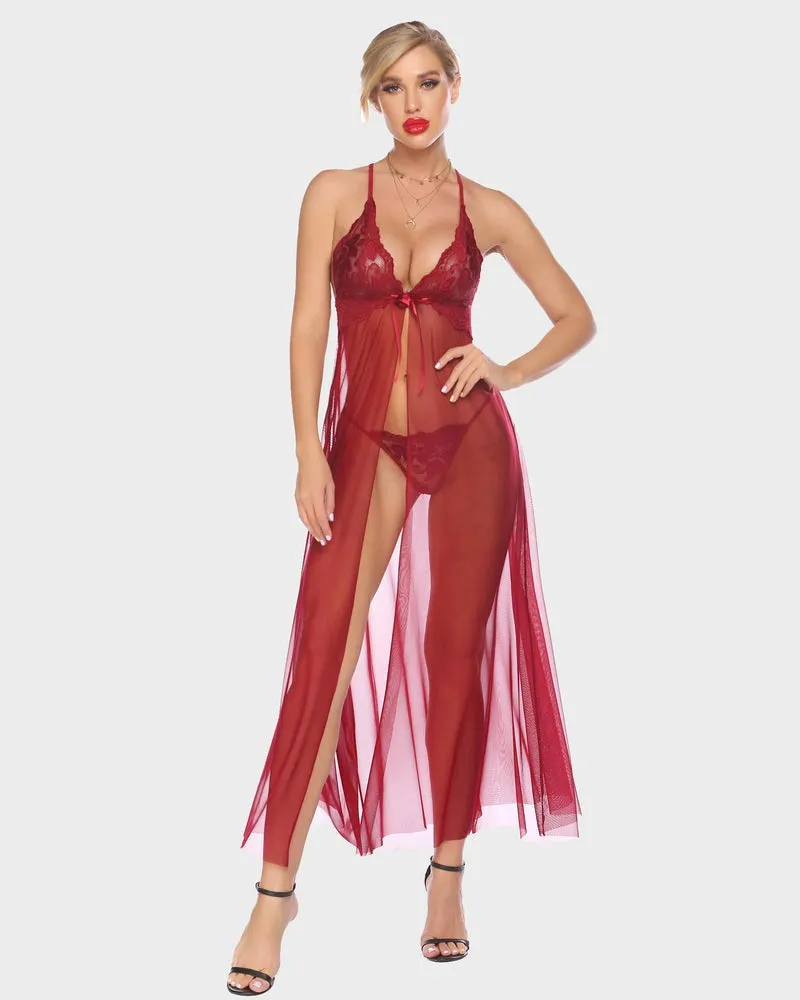 Scarlet Maxi Mesh Sleepwear