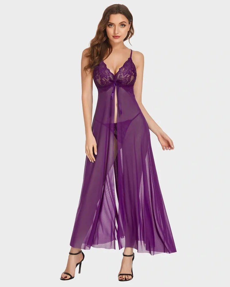 Scarlet Maxi Mesh Sleepwear