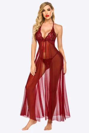 Scarlet Maxi Mesh Sleepwear