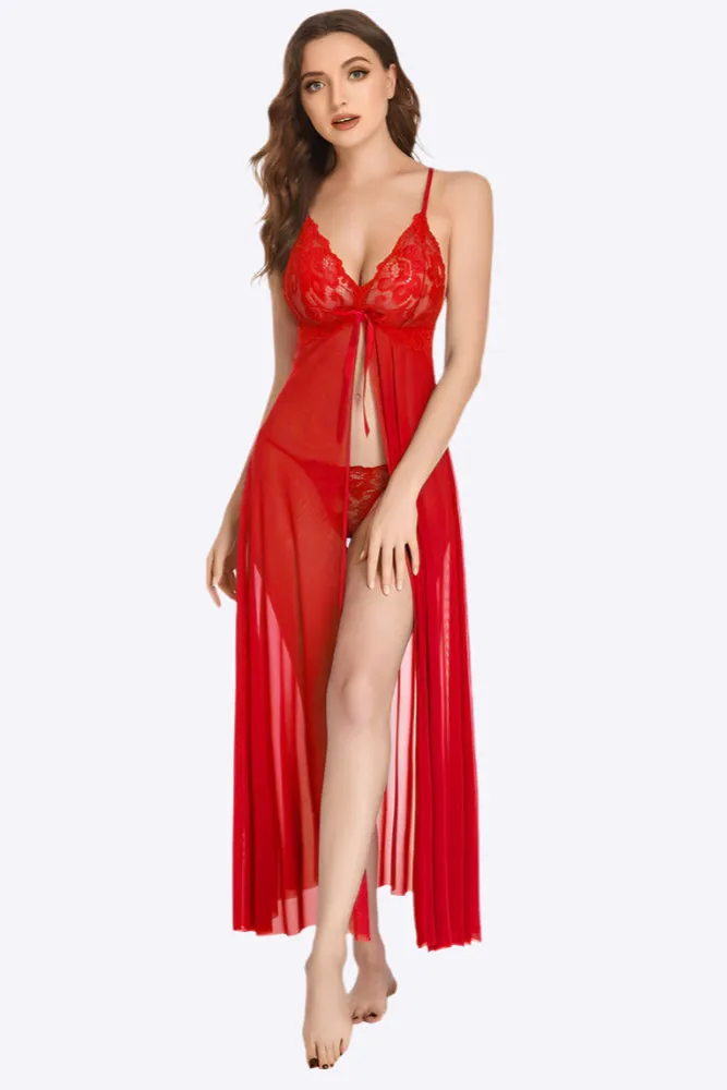 Scarlet Maxi Mesh Sleepwear