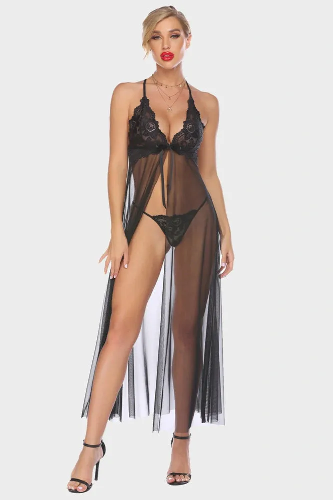 Scarlet Maxi Mesh Sleepwear