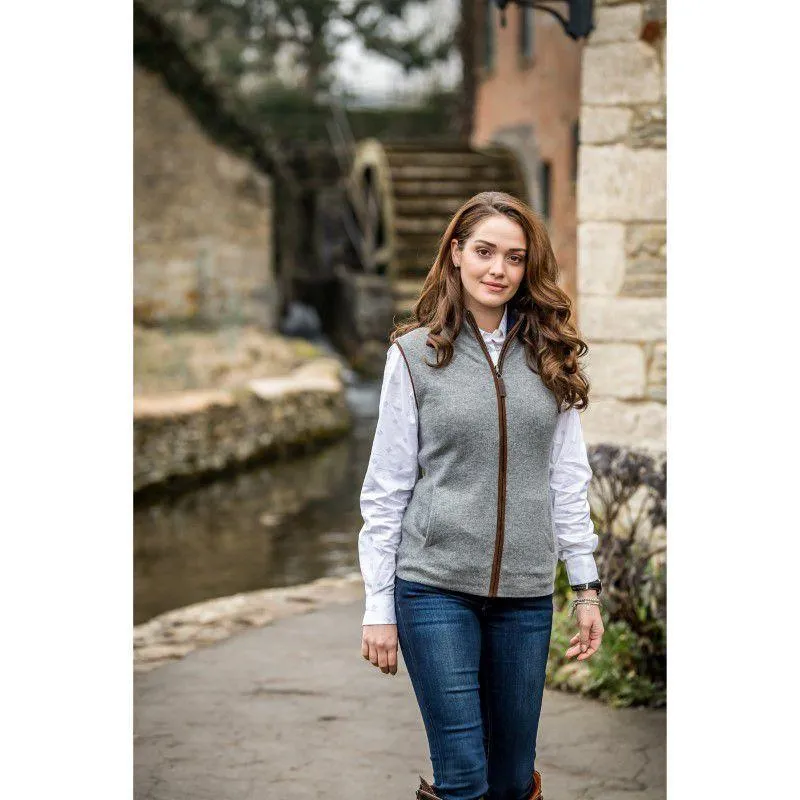 Schoffel Ladies Reversible Merino/Cashmere Gilet - Navy/Grey