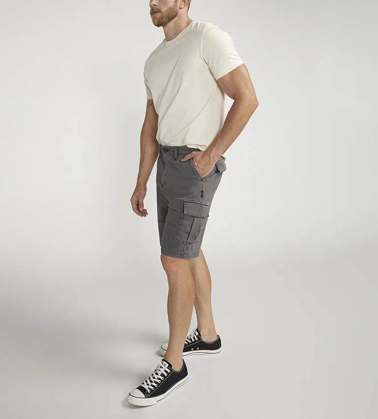 Silver Jeans Mens Dark Grey Cargo Short